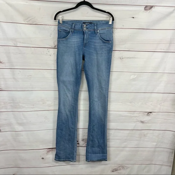 Hudson Beth Mid-Rise Baby Boot-Cut Jeans, Size 27 (EUC) - Picture 2 of 7